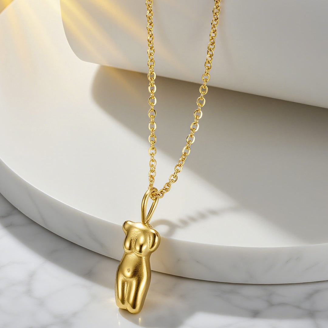 Irregular Body Pendant Necklace