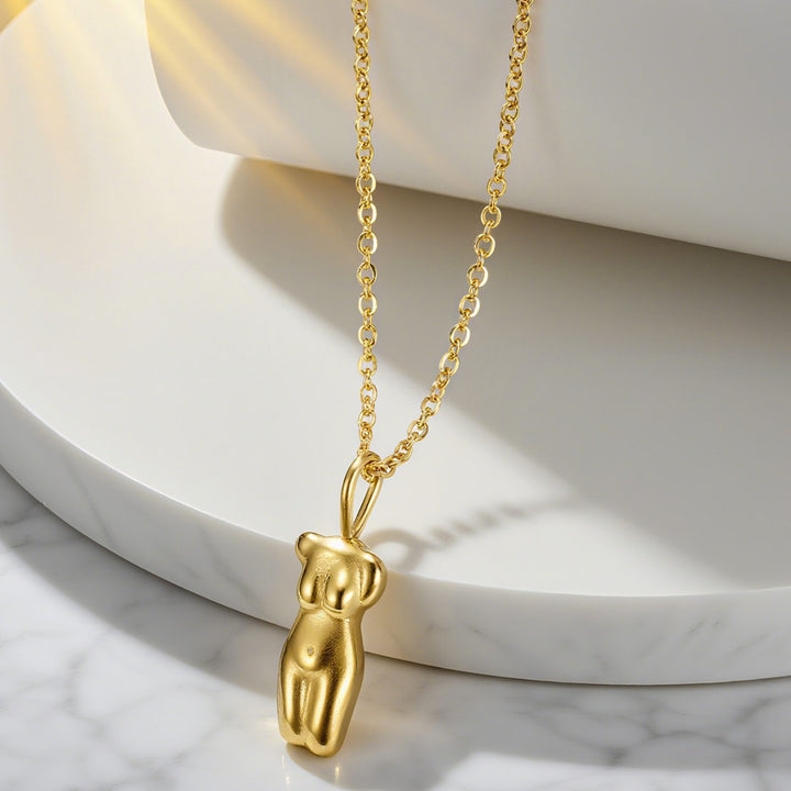 Irregular Body Pendant Necklace