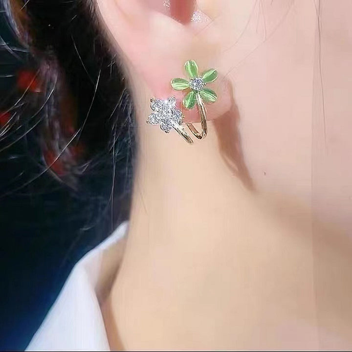 Sakura Cat Eye Earrings