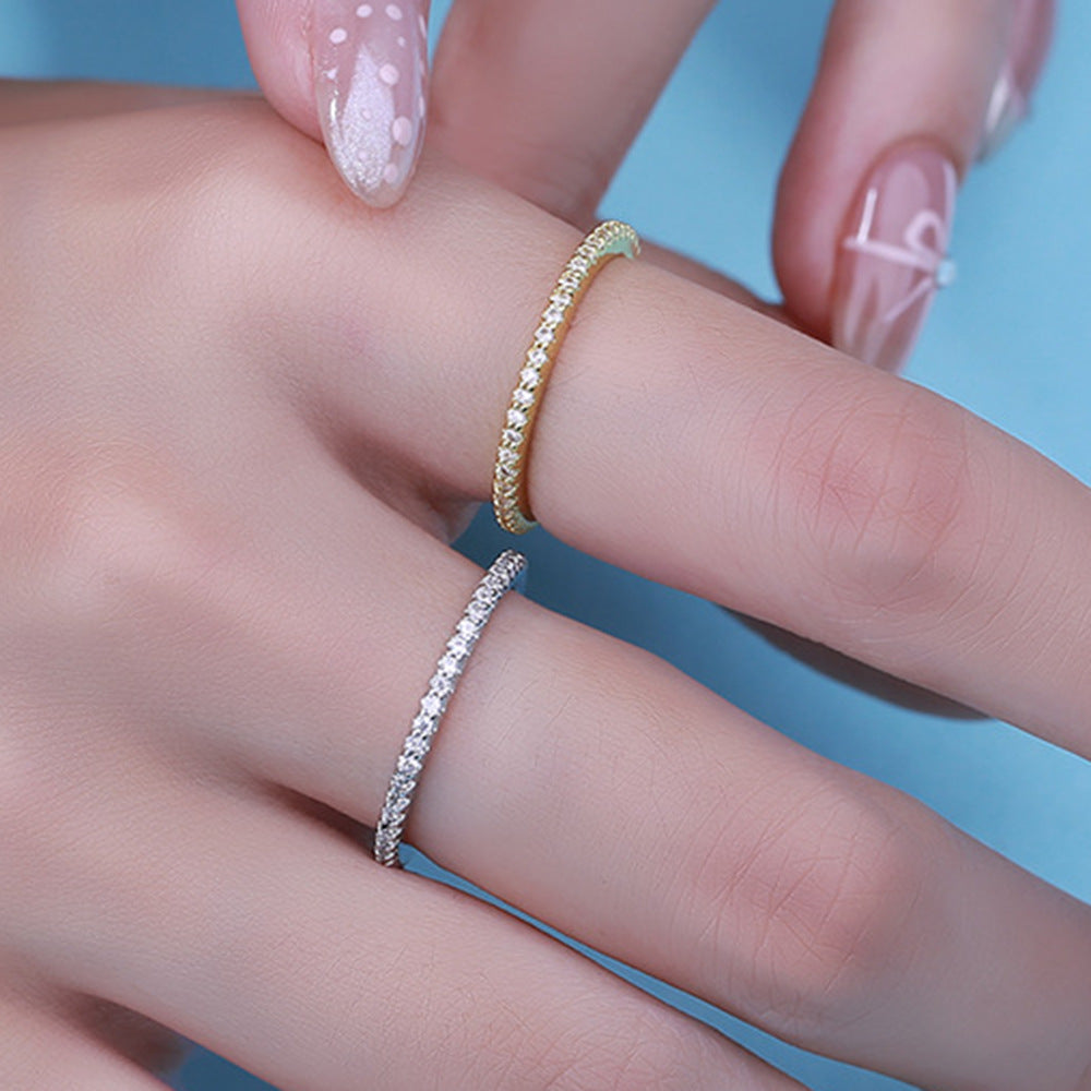 CZ Paved Band Ring