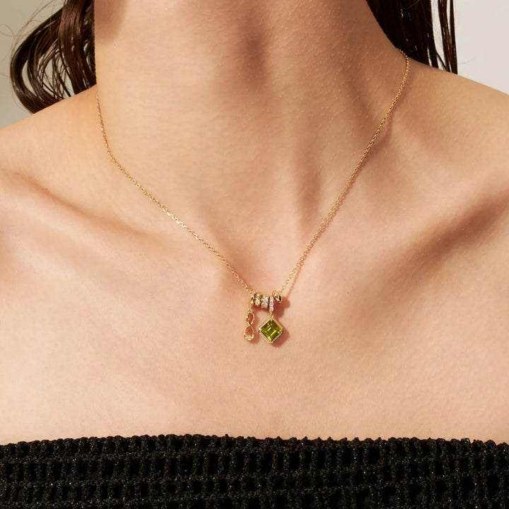 Multi Charm Number Necklace