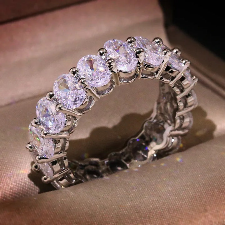 Zircon Paved Band Ring