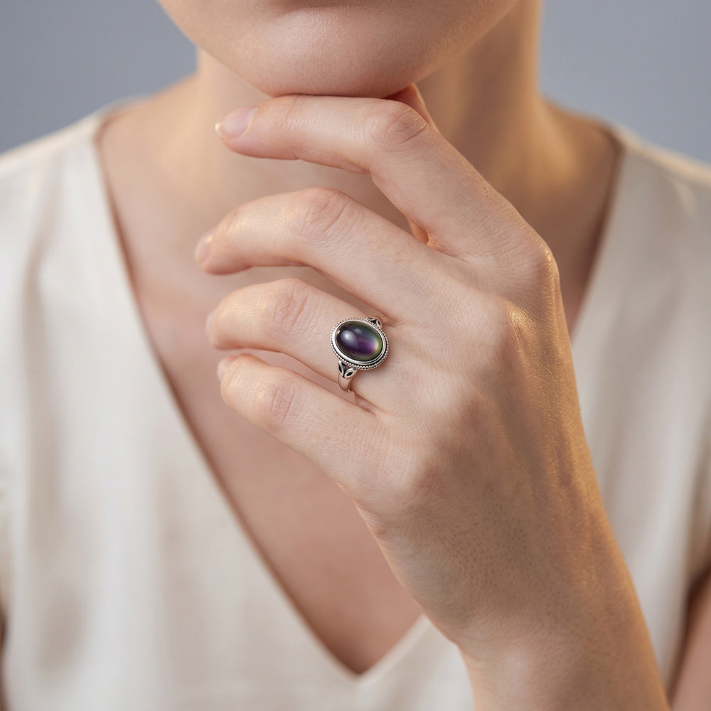 Bohemian Moonstone Ring