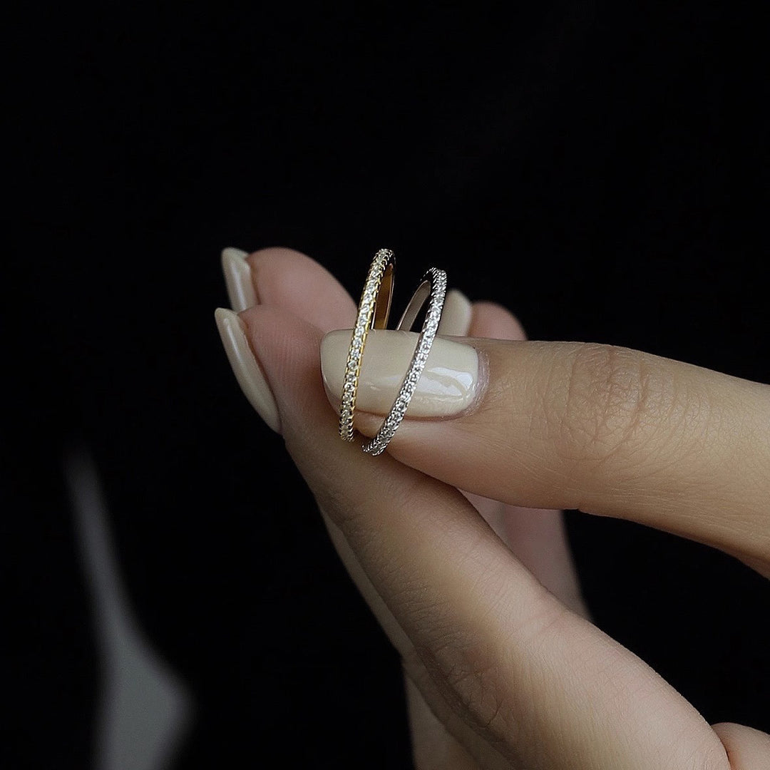 CZ Paved Band Ring
