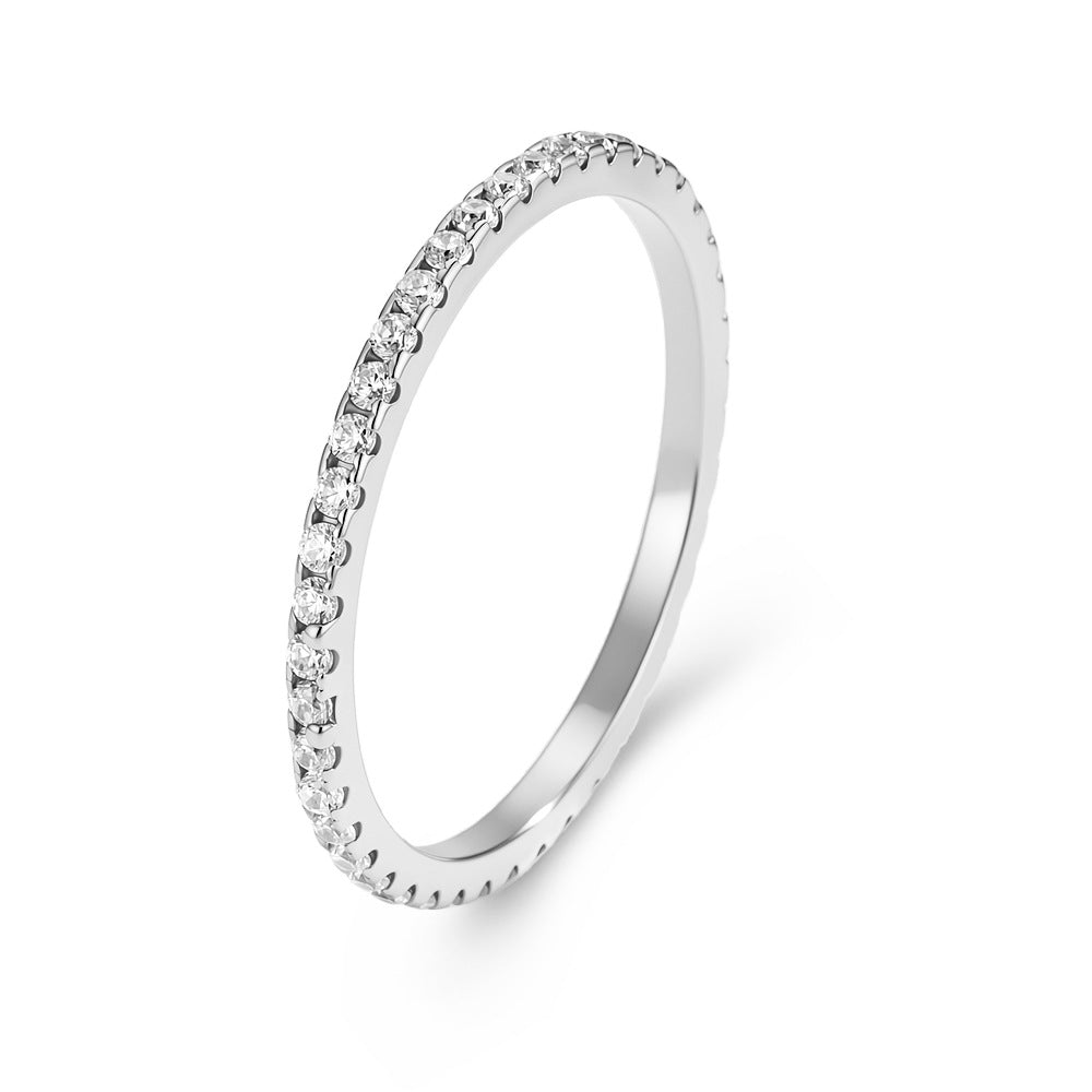 CZ Paved Band Ring