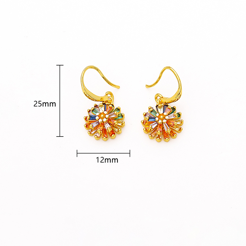 Colorful Firework Earring Necklace