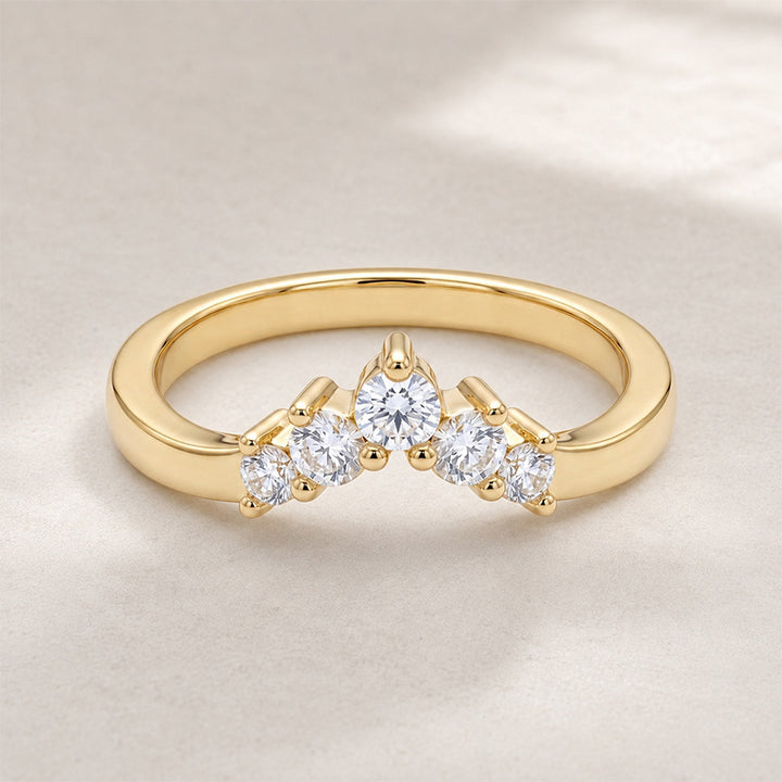 Heart-shaped ring set