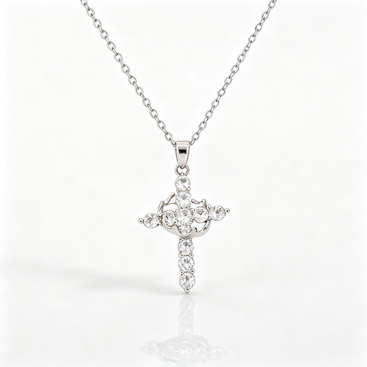 OL Cross Pendant Necklace