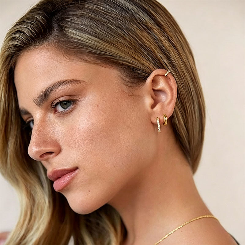 Women's hoop earrings