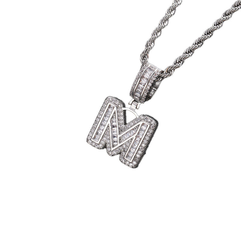 Letter Pendant Necklace
