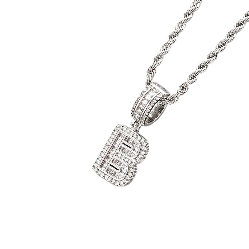Letter Pendant Necklace