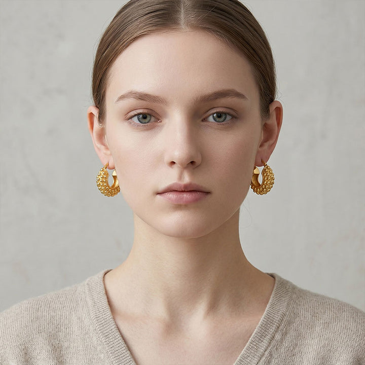 Retro Particle Earrings