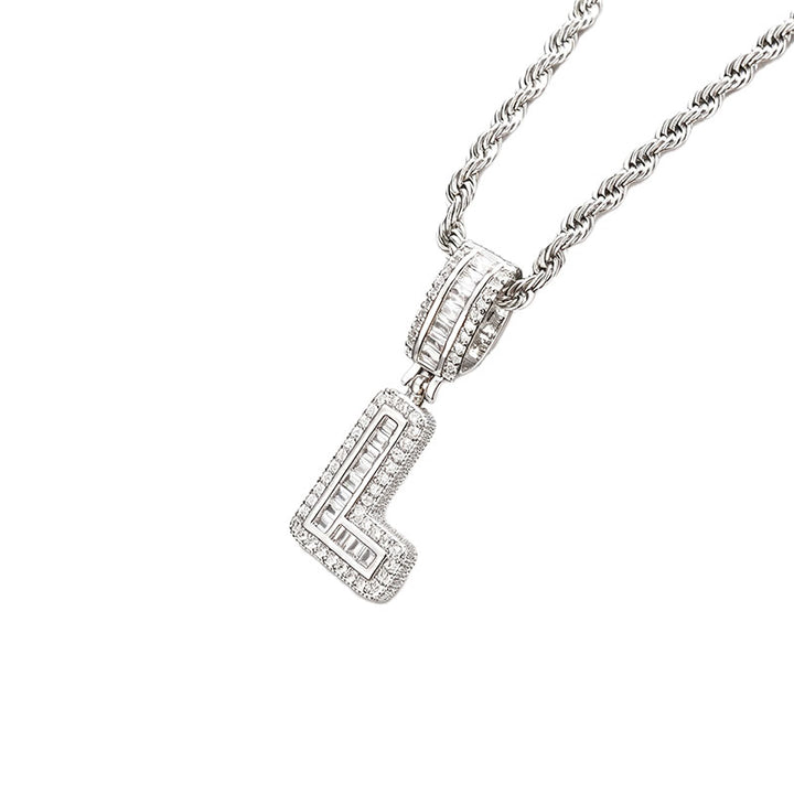 Letter Pendant Necklace