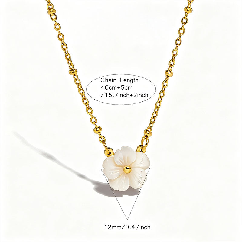 Shell Flower Necklace
