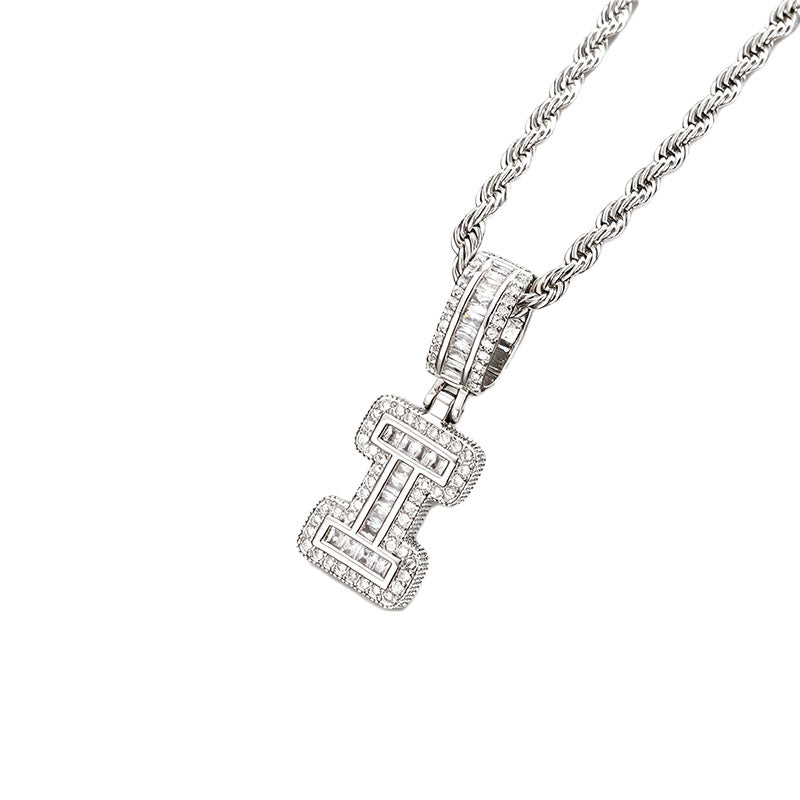 Letter Pendant Necklace