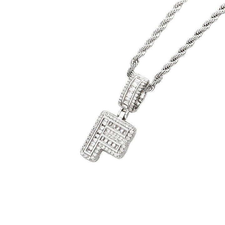 Letter Pendant Necklace