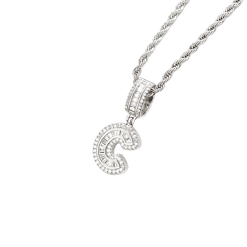 Letter Pendant Necklace