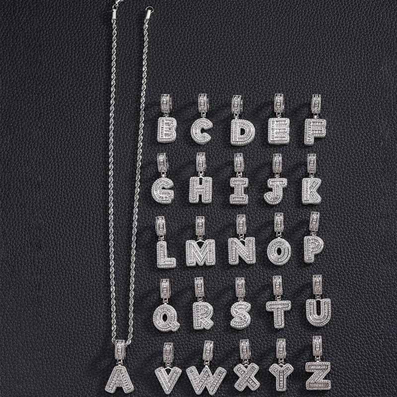 Letter Pendant Necklace