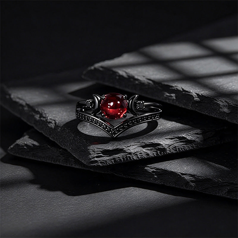 Crescent Gothic Ring