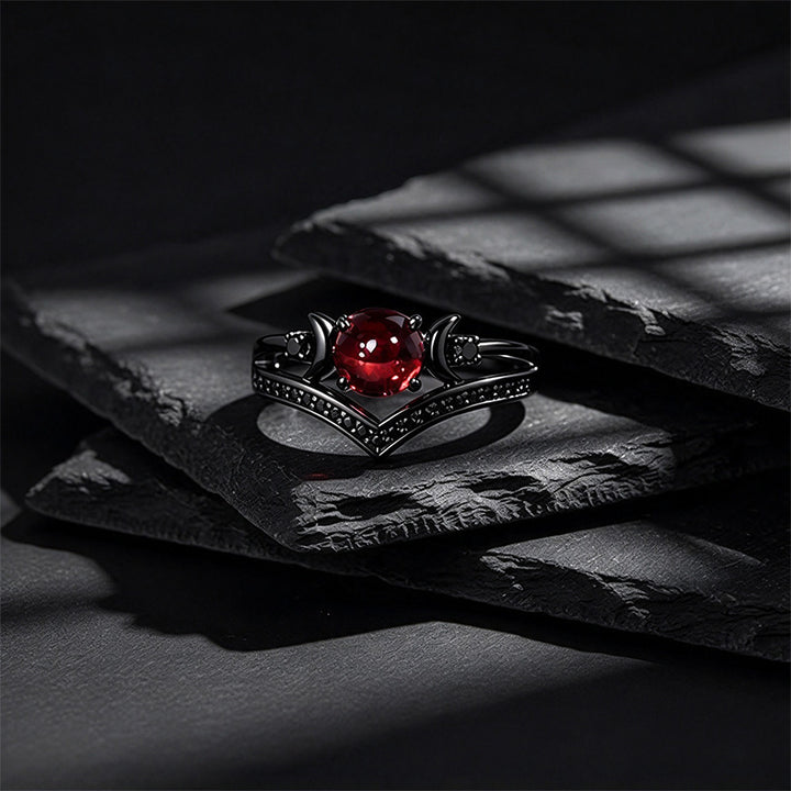 Crescent Gothic Ring