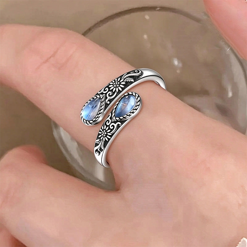 Vintage Daisy Open Ring