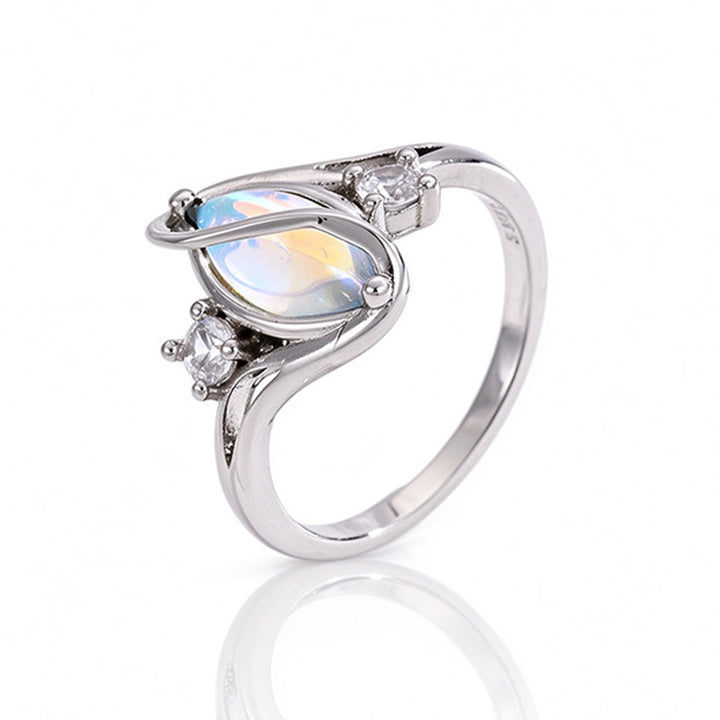 Twisted Teardrop Ring