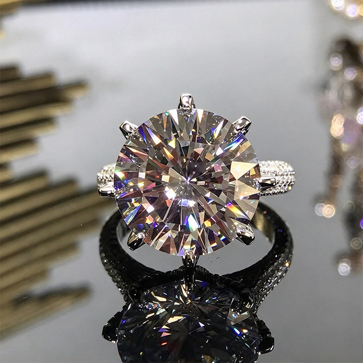 Silver circular ring