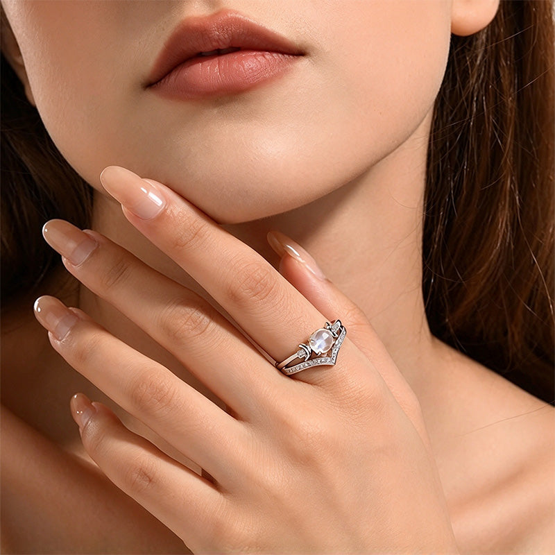 Crescent Gothic Ring