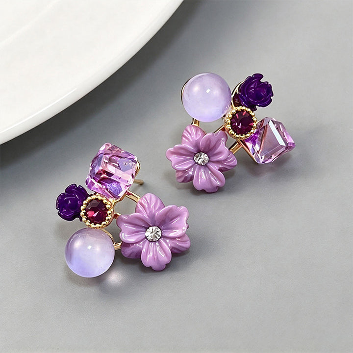 Vintage flower earrings