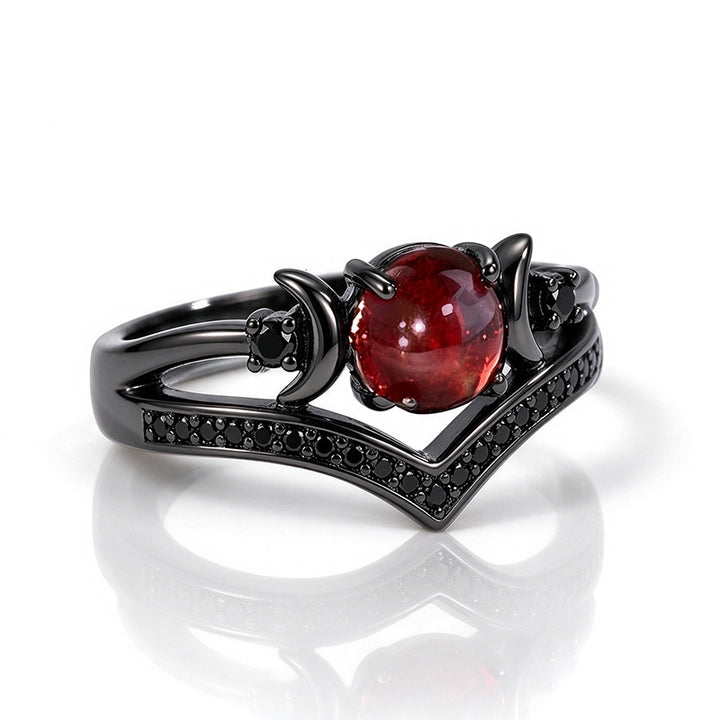 Crescent Gothic Ring