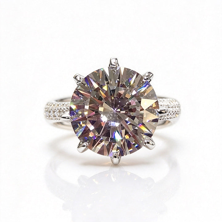 Silver circular ring