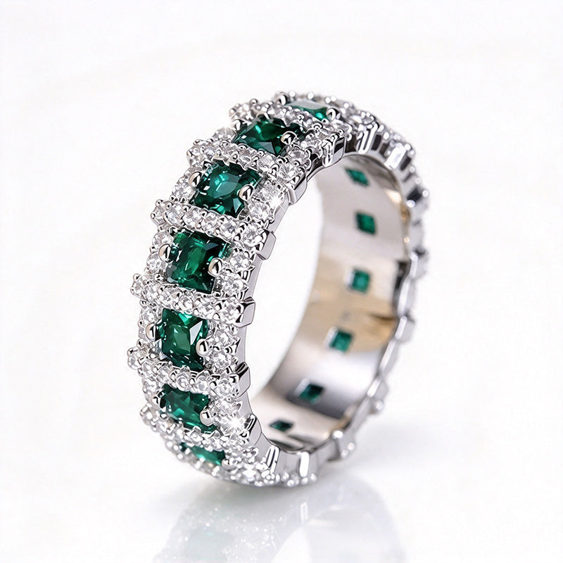 Modern Sparkle Fashion Band Ring