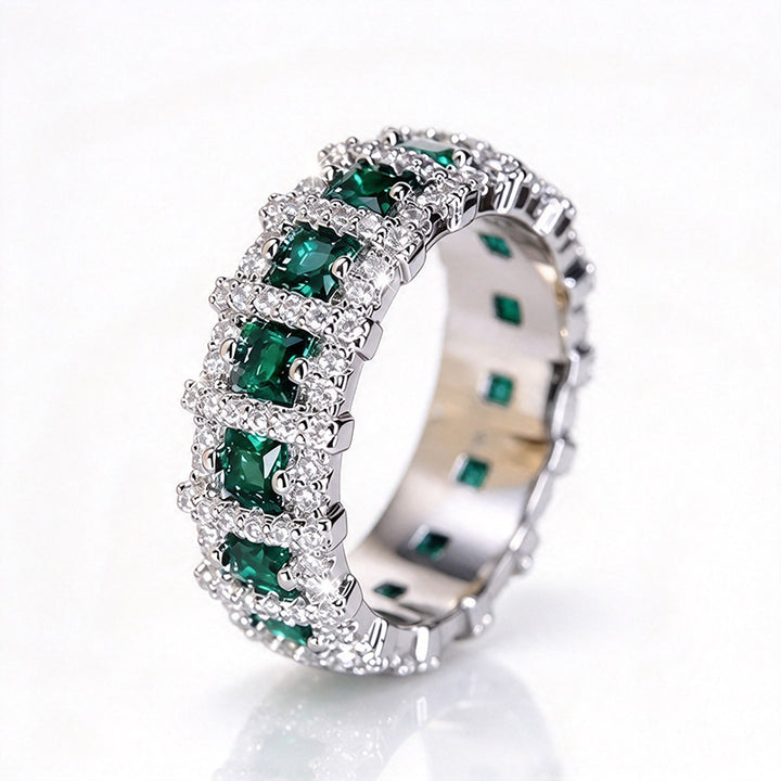 Modern Sparkle Fashion Band Ring