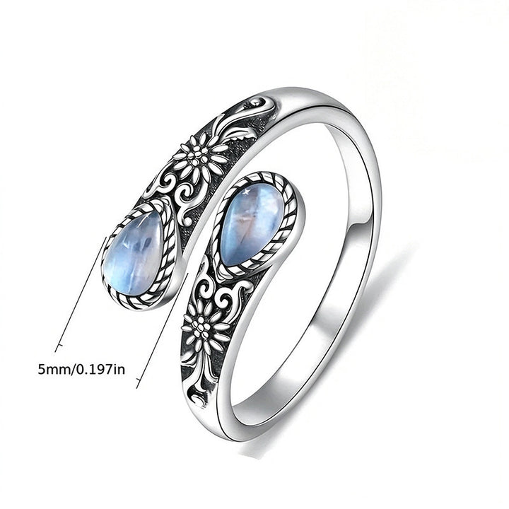 Vintage Daisy Open Ring