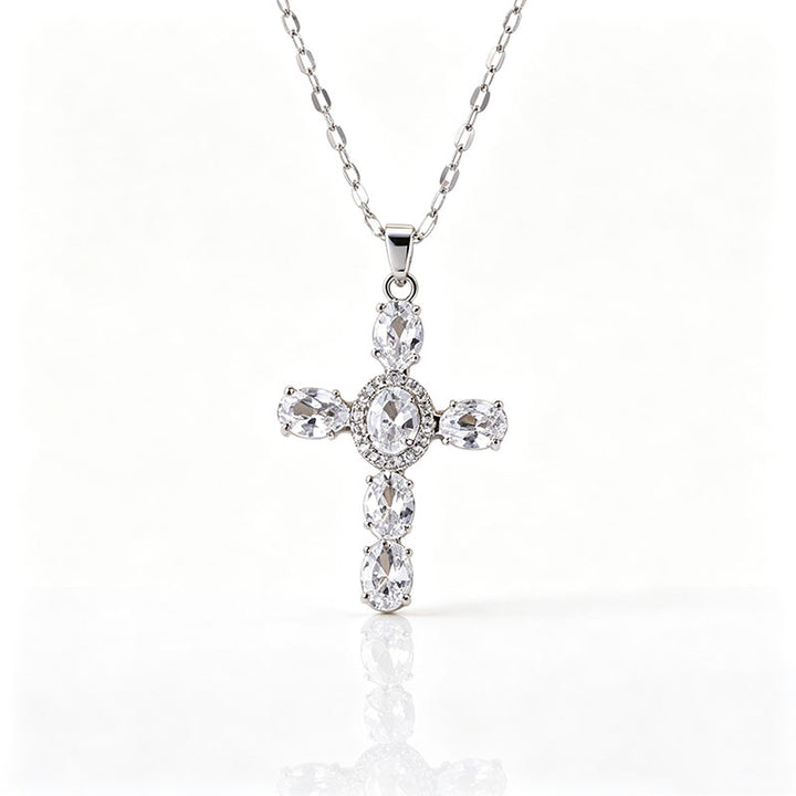 Vintage cross necklace