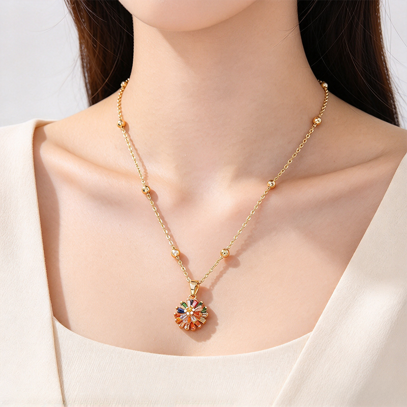 Colorful Firework Earring Necklace