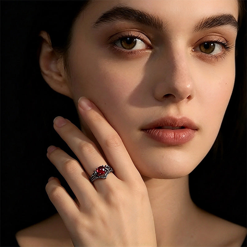 Crescent Gothic Ring