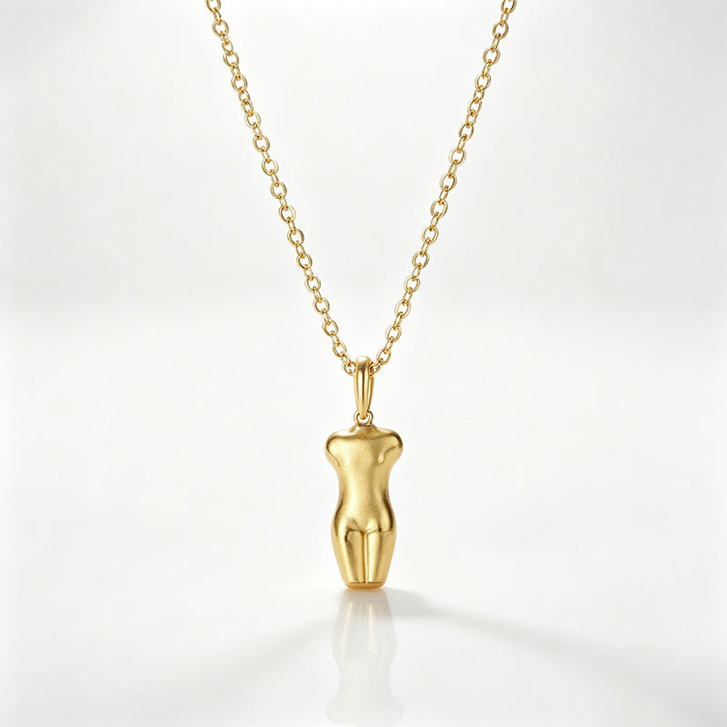 Irregular Body Pendant Necklace