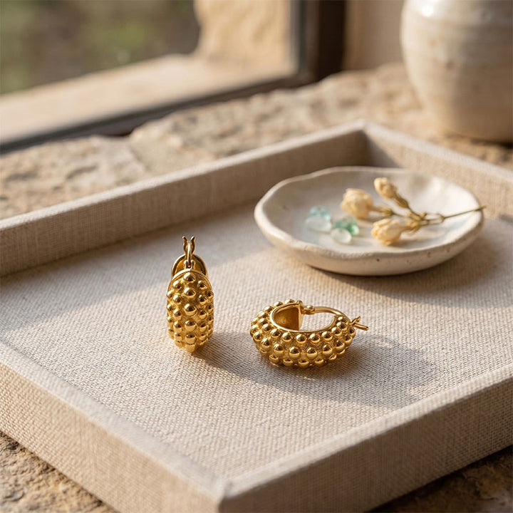 Retro Particle Earrings