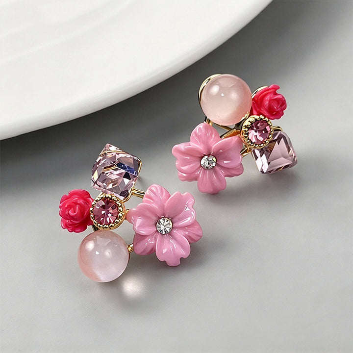 Vintage flower earrings