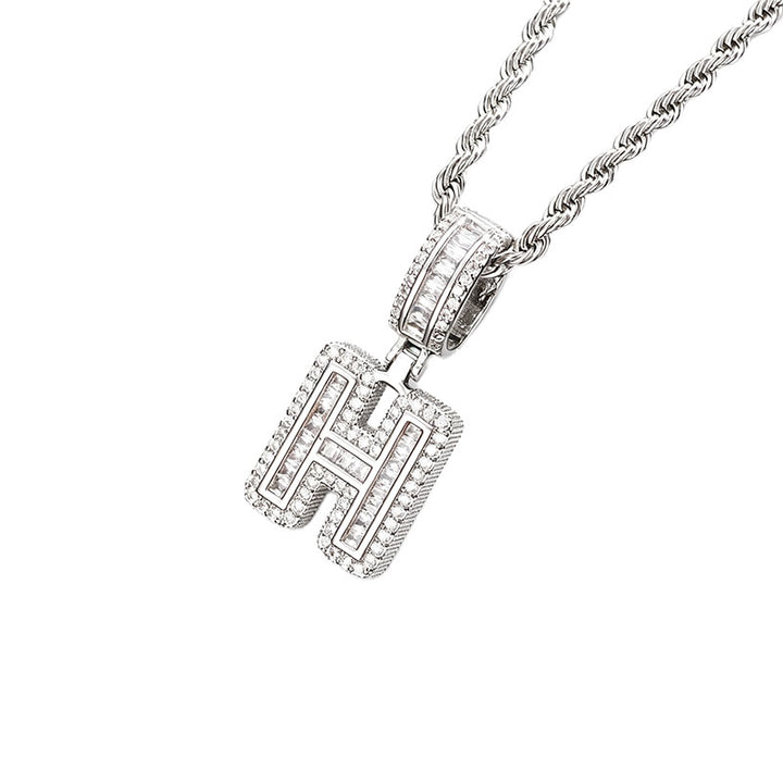 Letter Pendant Necklace
