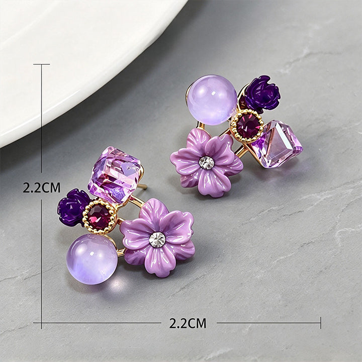 Vintage flower earrings