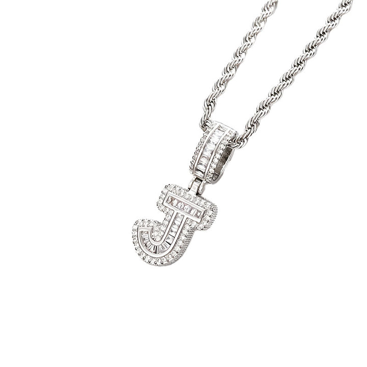 Letter Pendant Necklace