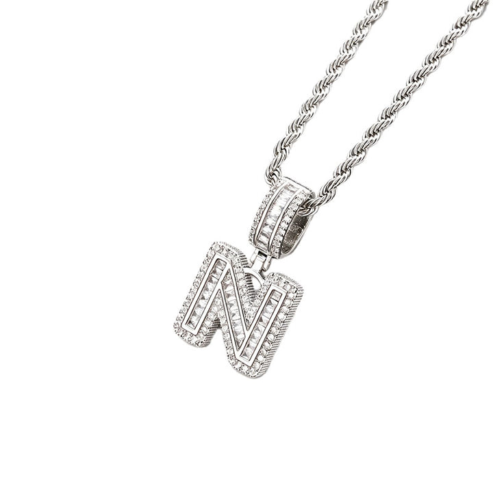 Letter Pendant Necklace
