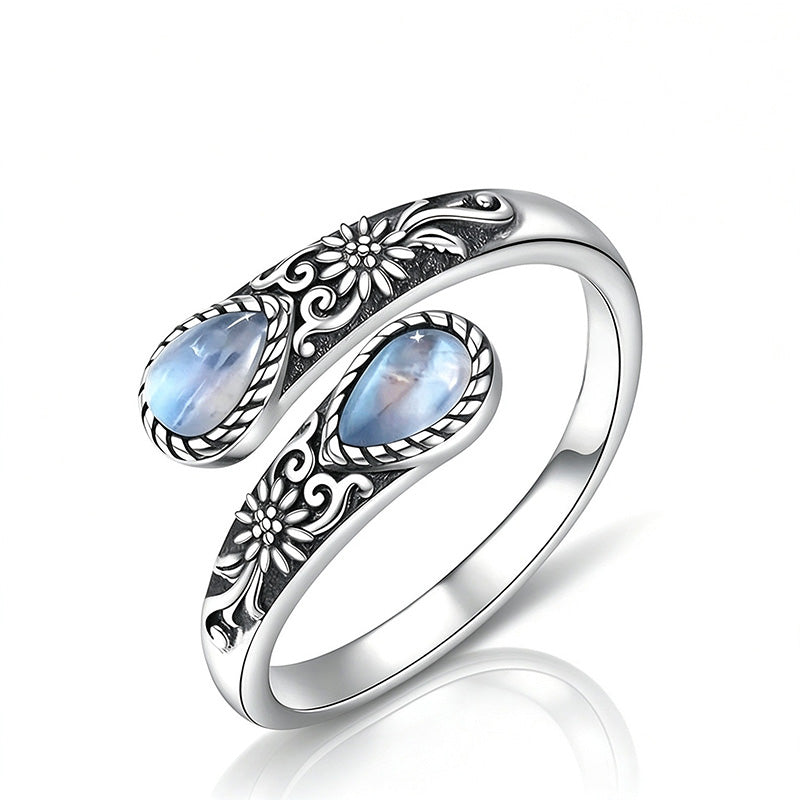Vintage Daisy Open Ring