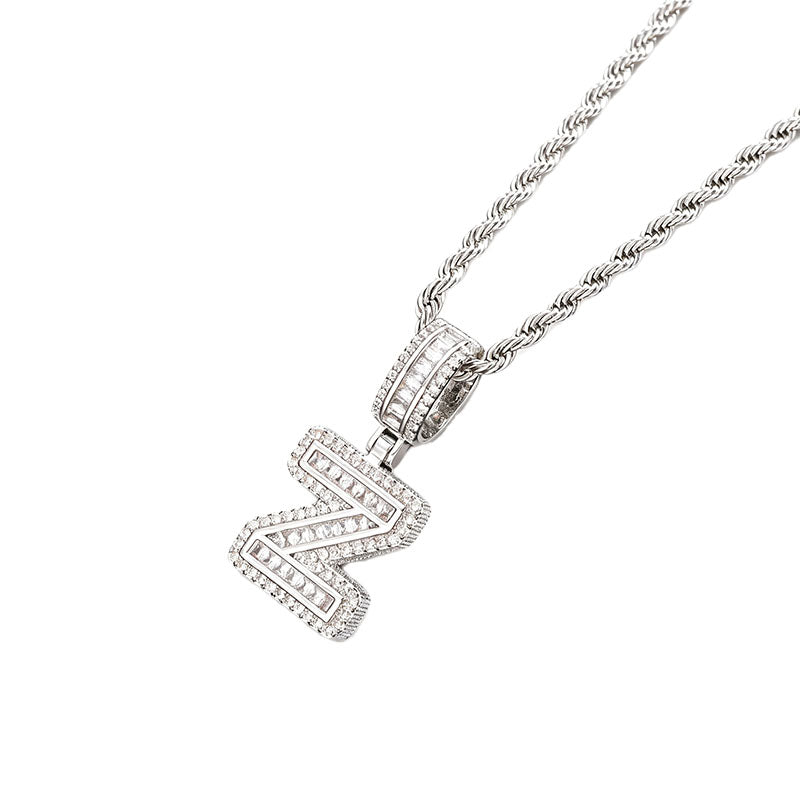 Letter Pendant Necklace