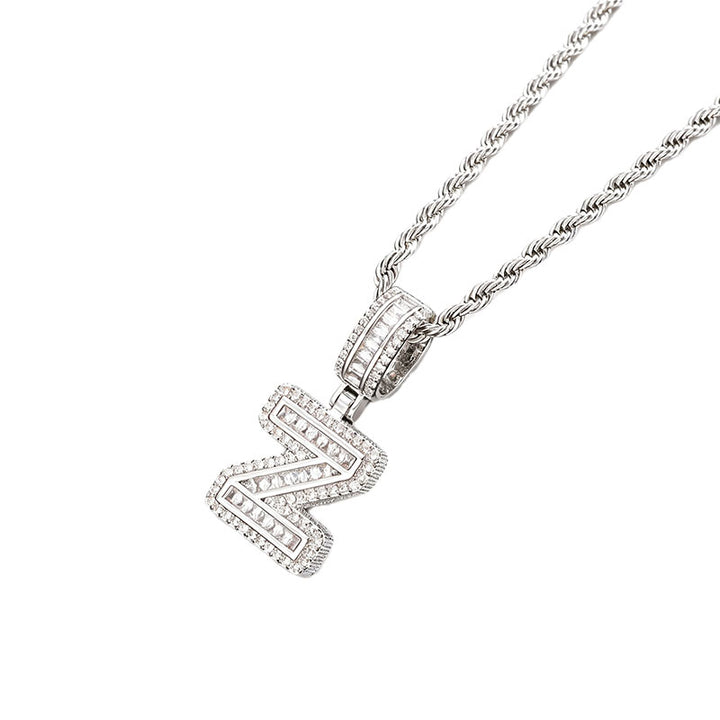 Letter Pendant Necklace