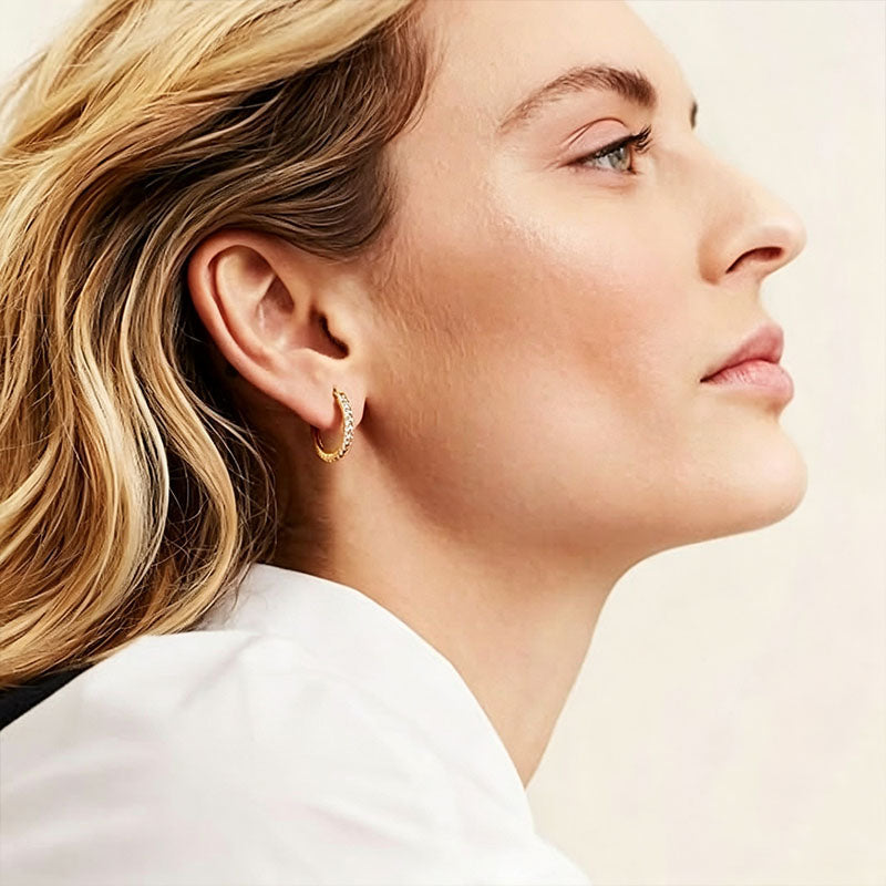 Women's hoop earrings