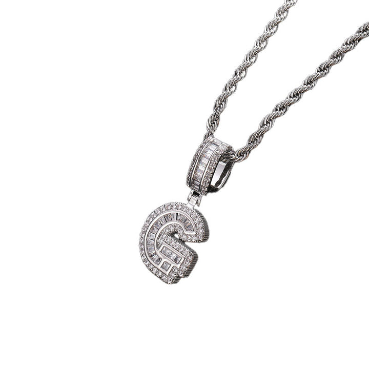 Letter Pendant Necklace