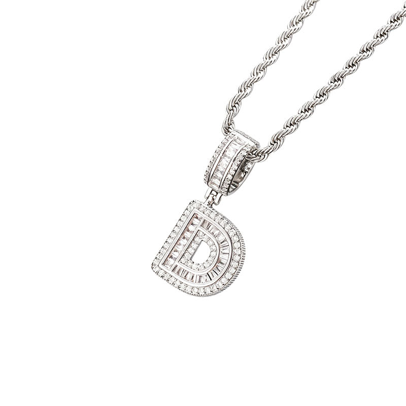 Letter Pendant Necklace